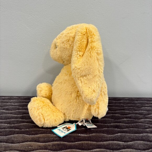 RARE Jellycat Medium Bashful Lemon Bunny BNWT - Picture 4 of 6